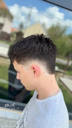 Precizan burst fade u Studiju Jović, Zrenjanin